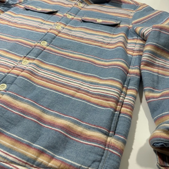 Faherty Mens High Pile Fleece Lined Shirt Jacket - MOS2212-HSP, Size Medium - Picture 7 of 10